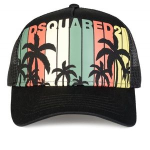 DSQUARED2 Palm Print Baseball Cap